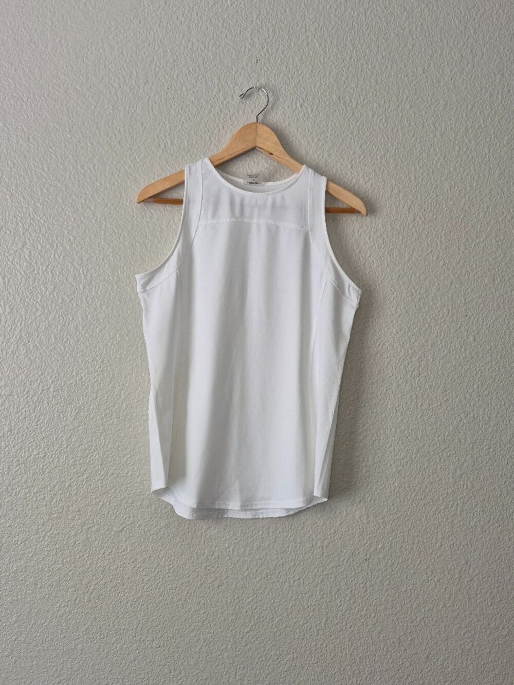 Jofit Womens Sleeveless Golf Tank Top Medium M White Athletic Tennis Shirt EUC